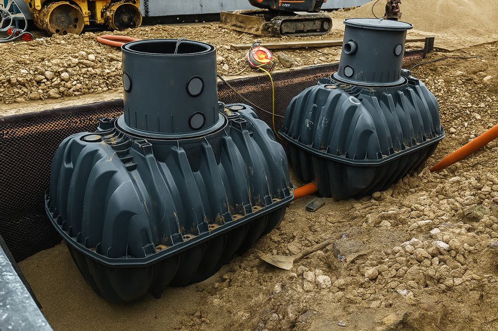Cuve de stockage d'eau de pluie